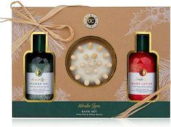 Accentra Winter Spa Skin Care Set for Cleaning Body Cleaning with Bubble Bath , Facial Lotion & Sponge