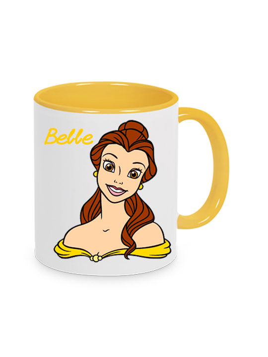 Belle Tasse Keramik Weiß 1Stück