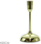 ArteLibre Christmas Gold Candlestick