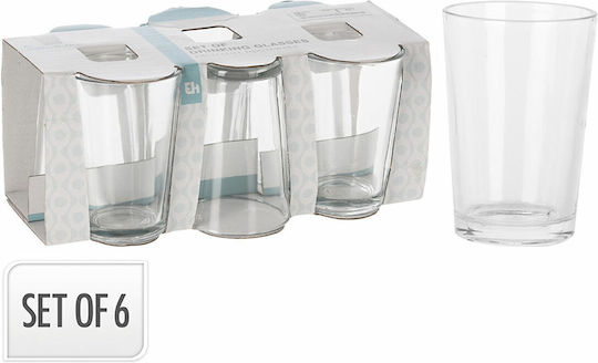 Excellent Houseware Σετ Ποτήρια Νερού από Γυαλί 200ml 6τμχ