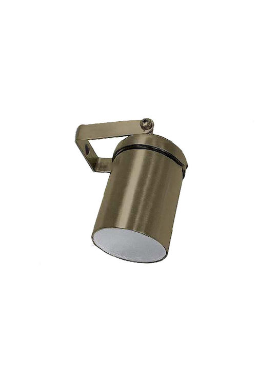 Außenstehlampe Projektor für Außenbereich für Lampenbirnensockel GU10 Bronze