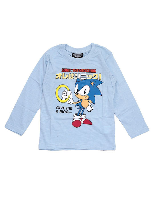 Sega Kids Blouse Long Sleeve Light Blue