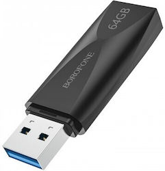 Borofone 64GB USB 3.0 Stick Black