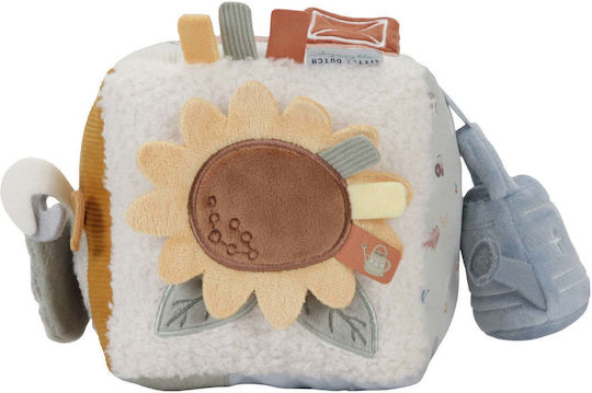 Little Dutch Activity Cube Little Farm made of Fabric with Sounds for 0++ Months