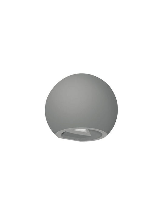Viokef Modern Lamp Wall with Socket G9 Gray 15x15x15cm