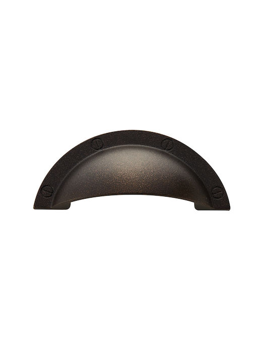 Zogometal 36 Antik Möbelgriff aus Metall Antik Rost mit Lochabständen 64mm 343