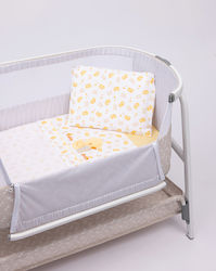Prenatal Set Lenjerie De Patut Bebe Alb 80x110cm