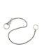 Survivors Keychain Wallet Metallic Silver