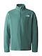 Kids' Shirt Long Sleeve Turquoise GLACIER 1/4 ZIP