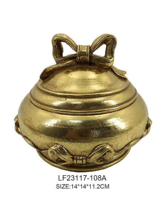 Oriana Ferelli Schmuckkästchen Gold 14x14x11,2cm