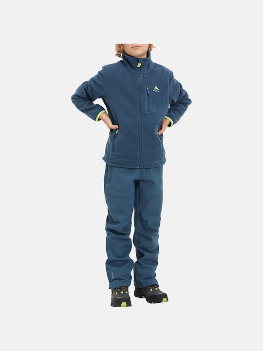 Mc Kinley Kids Cardigan Fleece Blue