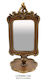 Oriana Ferelli Makeup Mirror Tabletop 14x29cm Brown