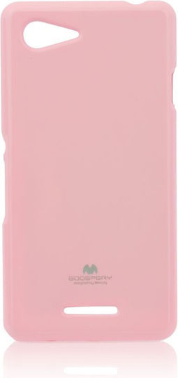 Sony Back Cover Σιλικόνης Ροζ (Xperia E3)