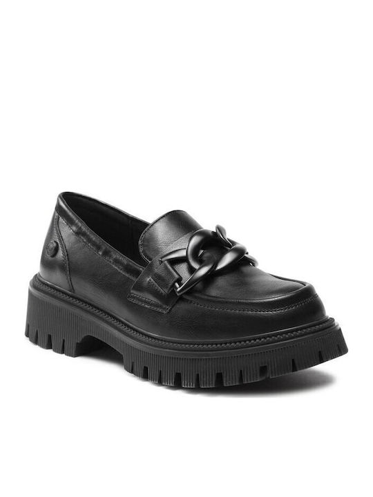 Women's Loafers in Black patent leather Color