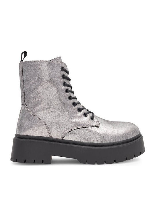 Jenny Fairy Damen Chelsea Stiefeletten Silber