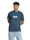 Adidas Herren Kurzarmshirt Petrol Blau