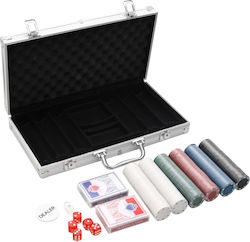 vidaXL Set von 300 nummerierten Pokerchips 40mm...