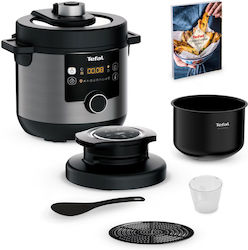 Tefal Turbo Cuisine And Fry Πολυμάγειρας 1200W με Χωρητικότητα 7.6lt Ασημί Tefal Turbo Cuisine And Fry Πολυμάγειρας 1200W με Χωρητικότητα 7.6lt Ασημί