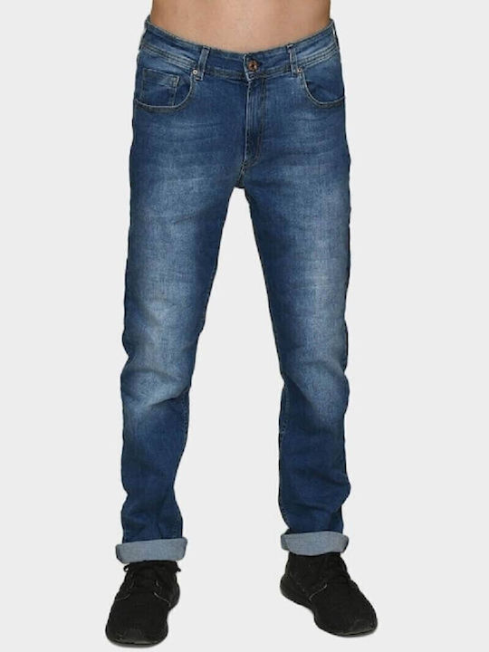 Damaged Jeans Men's Jeans Pants Elastic with Re...