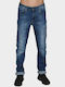Men's Jeans Pants Elastic with Regular Fit Blue
