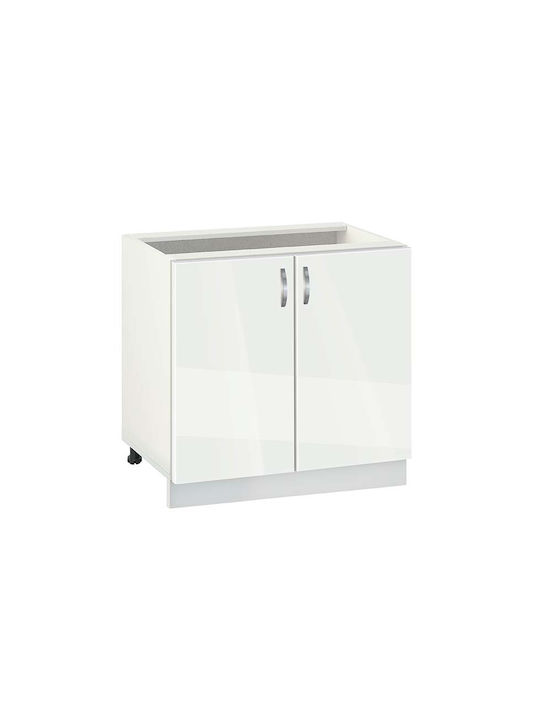 Floor Cabinet White 100x60x82pcs