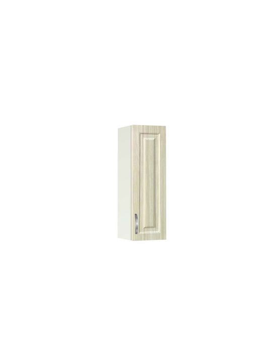 Wall Cabinet Κρεμ L20xW30xH72cm