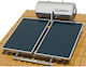Nobel Слънчев бойлер 200лт Glass Triple Energy Топлова помпа 4кв.м. Roof Tile Selective