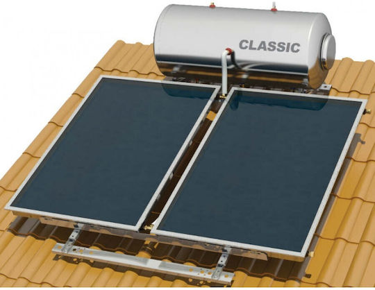 Nobel Classic Apollon Ηλιακός Θερμοσίφωνας 160lt Glass Τριπλής Ενέργειας 3τ.μ. Κεραμοσκεπής Επιλεκτικός