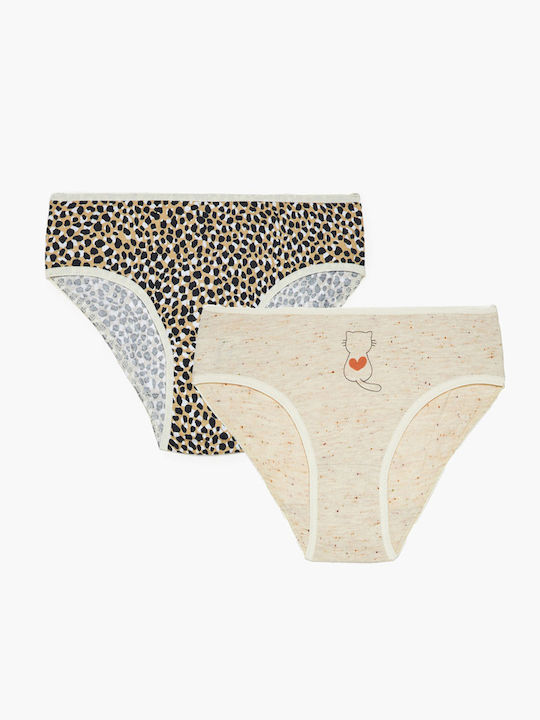 Pretty Baby Kids Set with Briefs Cream-Animal (Cream-Animal) 2pcs