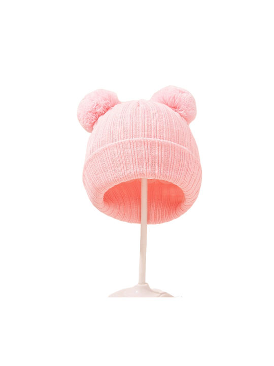 TakTakBaby Kids Beanie Knitted Pink