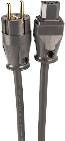 Supra Lorad Schuko - Schuko Cable 1.5m Γκρι