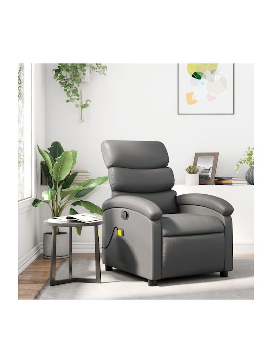 Relax Armchair Massage with Footstool made of L...