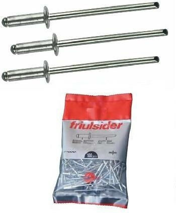 Friulsider Πριτσίνια Αλουμινίου M6x12mm