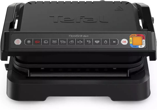 Tefal Gc Επιτραπέζια Ηλεκτρική Ψησταριά Σχάρας 2100W με Καπάκι