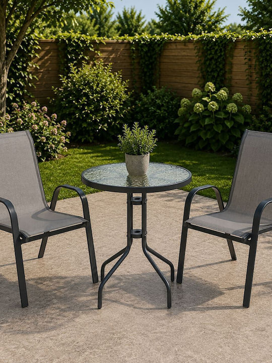 Dining Set for Small Outdoor Spaces Rio 3pcs An...