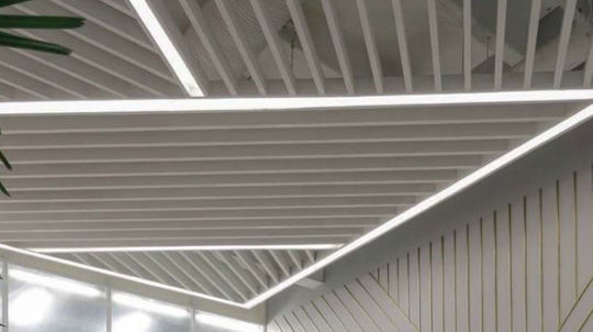 Aca LED Комерсиално Линейно Осветление Светило Таван 47W Хладно бяло 170см.