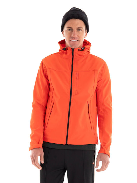 Superdry Herren Winter Jacke Softshell Wasserdicht und winddicht Πορτοκαλί