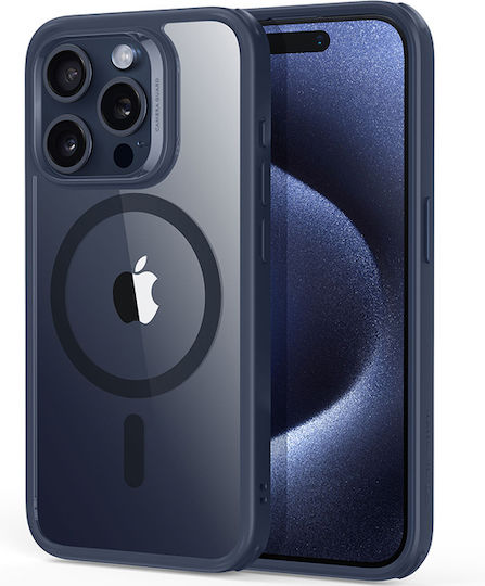 ESR Classic Hybrid Halolock Back Cover Σιλικόνης Μπλε (iPhone 15 Pro)