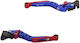 Roc Motorcycle Brake Lever Adjustable for Honda Astrea Grand 100 Blue 220-01-19543