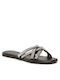 Flache Sandalen für Damen in Schwarz Farbe