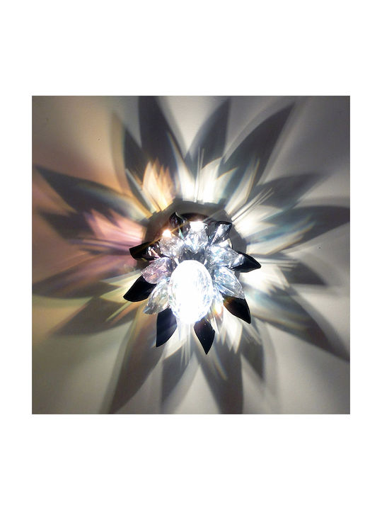 DITS Lighting kristallin Einbau Spot 2x2cm. 1Stück