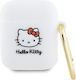 Hello Kitty Калъф в Бял цвят за Apple AirPods 1 / AirPods 2