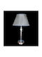DITS Lighting Crystal Table Lamp with Silver Shade