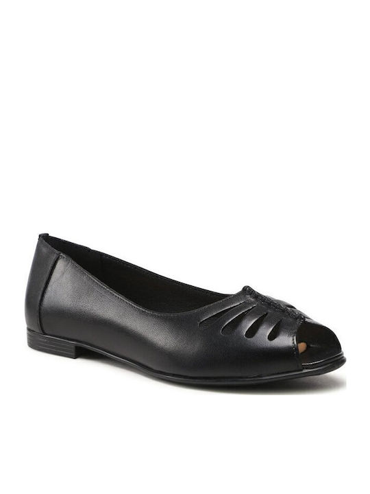 Pantofi balerini pentru femei in Negru Culori RST-ERICA-42