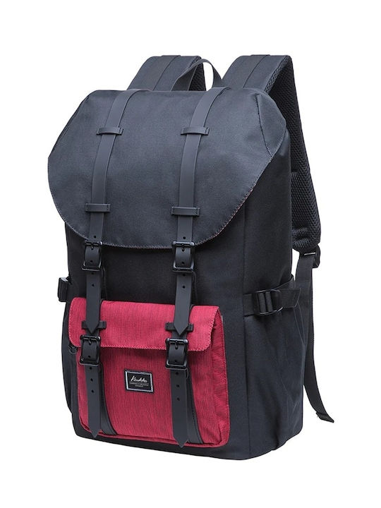 Kaukko Stoff Rucksack Schwarz