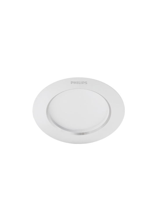 Philips Χωνευτό LED Panel με Θερμό Λευκό Φως 3000K