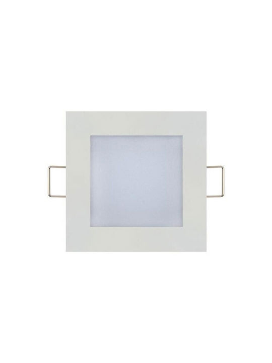 Horoz Electric Square Recessed LED Панел 6W с Cool White Светлина 6400К