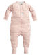 Ergo Pouch Winter Sleeping Bag with Feet Sleep Onesie 2.5 Tog Pink