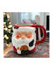 Christmas Mug L11.5xW9cm 1pcs