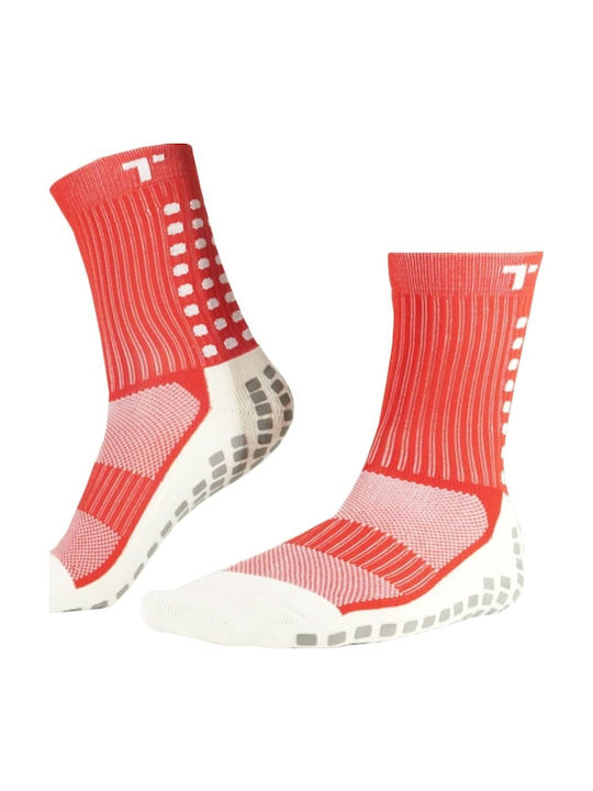 Trusox 3.0 Thin Football Socks Red 1 Pair